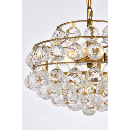 Elegant Pendant Light - Brass, L 14" (1106D14BR)