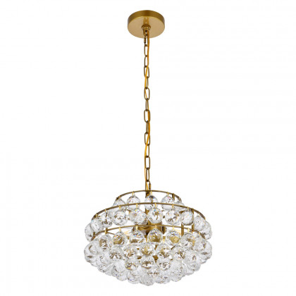 Elegant Pendant Light - Brass, L 14" (1106D14BR)