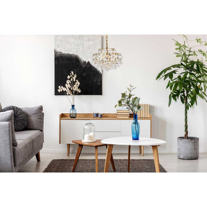 Elegant Pendant Light - Brass, L 14" (1106D14BR)