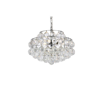 Elegant Pendant Light - Chrome, L 14" (1106D14C)