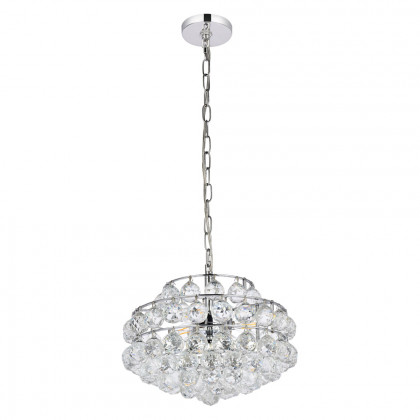 Elegant Pendant Light - Chrome, L 14" (1106D14C)