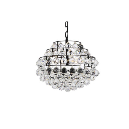 Elegant Pendant Light - Black, L 16" (1106D16BK)