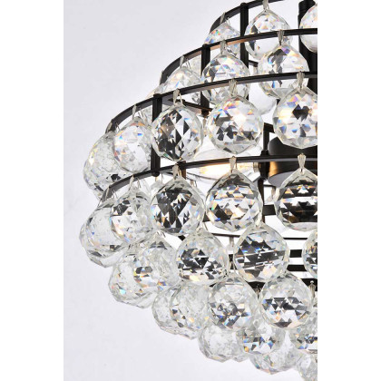 Elegant Pendant Light - Black, L 16" (1106D16BK)