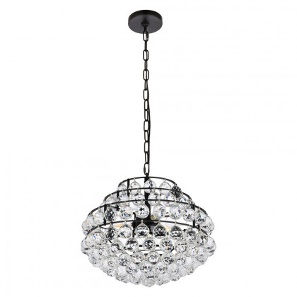 Elegant Pendant Light - Black, L 16" (1106D16BK)