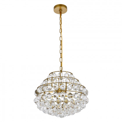 Elegant Pendant Light - Brass, L 16" (1106D16BR)