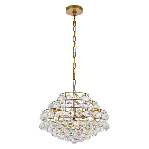 Elegant Pendant Light - Brass, L 18" (1106D18BR)