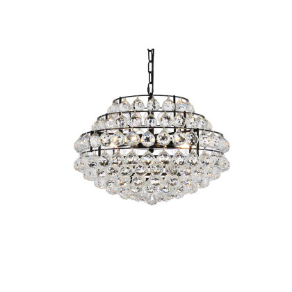 Elegant Pendant Light - Black, L 20" (1106D20BK)