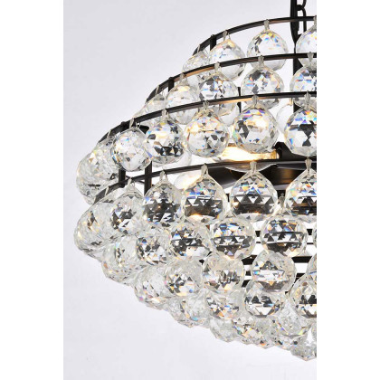 Elegant Pendant Light - Black, L 20" (1106D20BK)