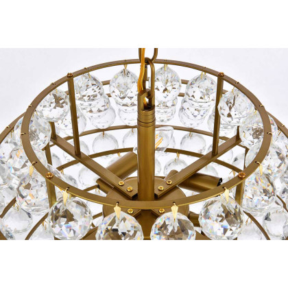 Elegant Pendant Light - Brass, L 20" (1106D20BR)