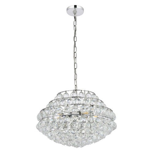 Elegant Pendant Light - Chrome, L 20" (1106D20C)
