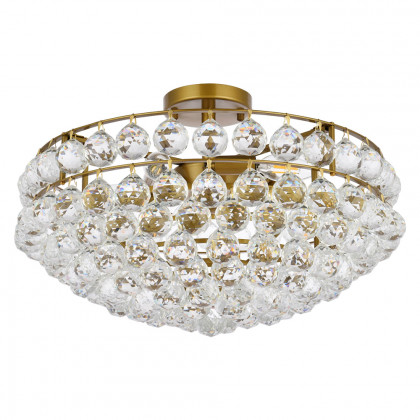 Elegant Flush Mount Light - Brass, L 20" (1107F20BR)