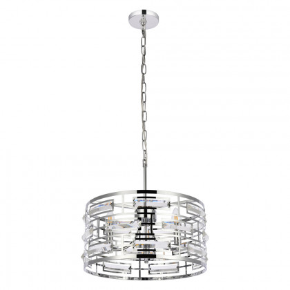 Elegant Pendant Light - Chrome, L 16.5" (1108D16C)
