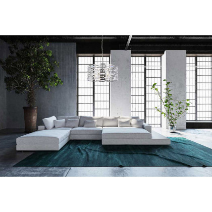 Elegant Pendant Light - Chrome, L 24" (1108D24C)