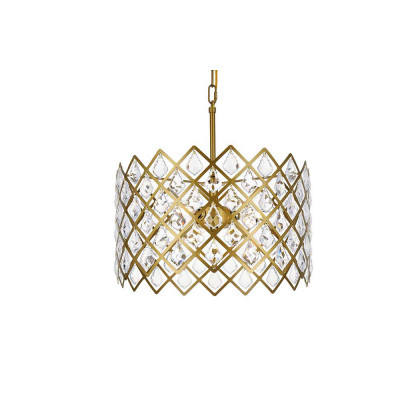 Elegant Pendant Light - Brass, L 16" (1111D16BR)