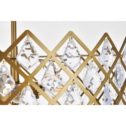 Elegant Pendant Light - Brass, L 16" (1111D16BR)