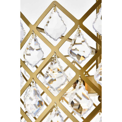 Elegant Pendant Light - Brass, L 16" (1111D16BR)