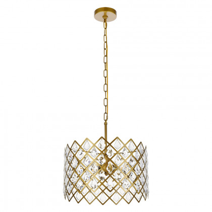 Elegant Pendant Light - Brass, L 16" (1111D16BR)