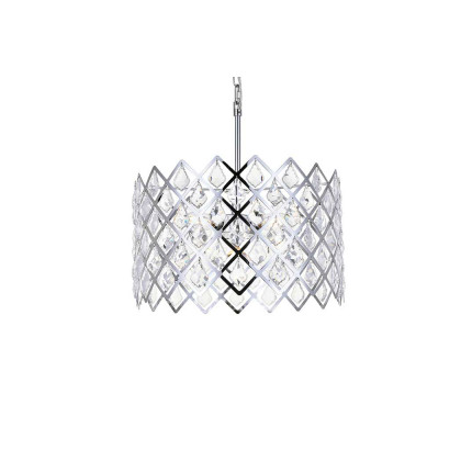 Elegant Pendant Light - Chrome, L 16" (1111D16C)