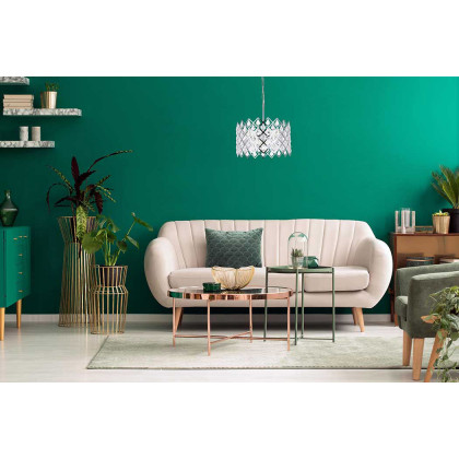 Elegant Pendant Light - Chrome, L 16" (1111D16C)