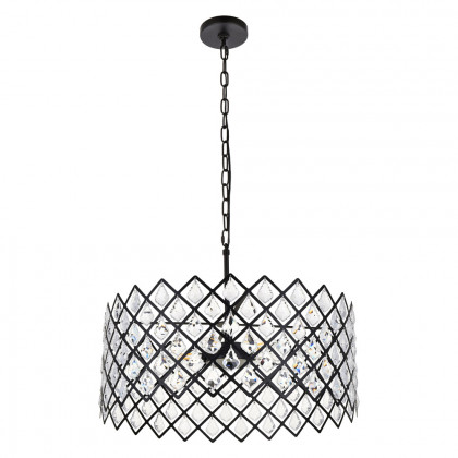 Elegant Pendant Light - Black, L 21" (1111D21BK)