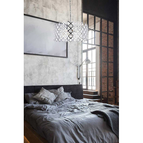 Elegant Pendant Light - Chrome, L 21" (1111D21C)