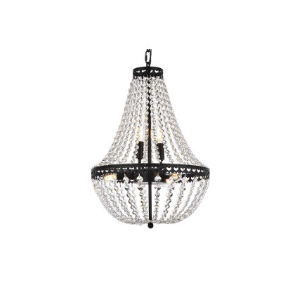 Elegant Pendant Light - Black, L 14" (1113D14BK)