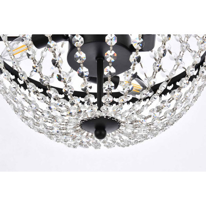 Elegant Pendant Light - Black, L 14" (1113D14BK)