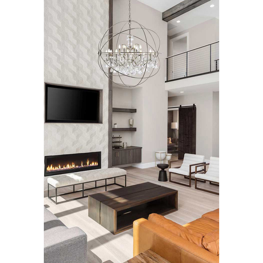 Elegant Urban Classic Pendant Lamp - Polished Nickel, L 43.5" (1130G43PN-RC)