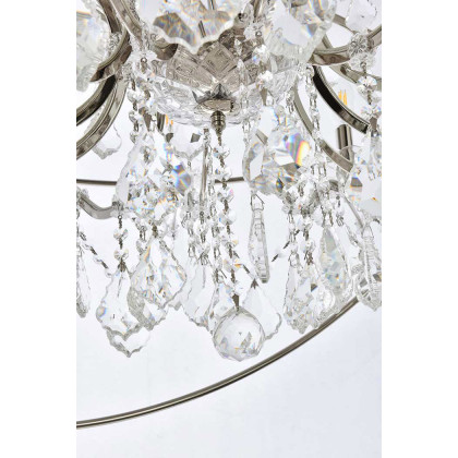 Elegant Urban Classic Pendant Lamp - Polished Nickel, L 43.5" (1130G43PN-RC)