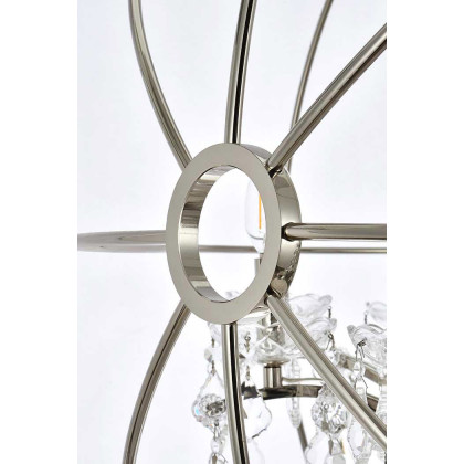 Elegant Urban Classic Pendant Lamp - Polished Nickel, L 43.5" (1130G43PN-RC)