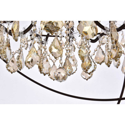 Elegant Urban Classic Pendant Lamp - Rustic Intent/Gold, L 43.5" (1130G43RI-GT-RC)