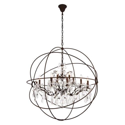 Elegant Urban Classic Pendant Lamp - Rustic Intent, L 43.5" (1130G43RI-RC)