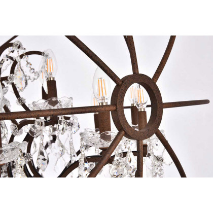 Elegant Urban Classic Pendant Lamp - Rustic Intent, L 43.5" (1130G43RI-RC)