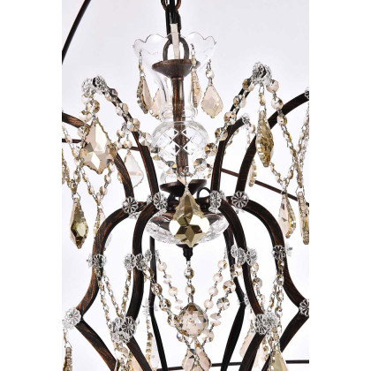 Elegant Urban Classic Pendant Lamp - Dark Bronze, L 60" (1130G60DB-RC)