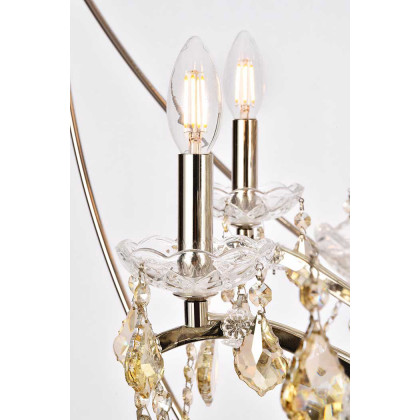 Elegant Urban Classic Pendant Lamp - Polished Nickel/Gold, L 60" (1130G60PN-GT-RC)