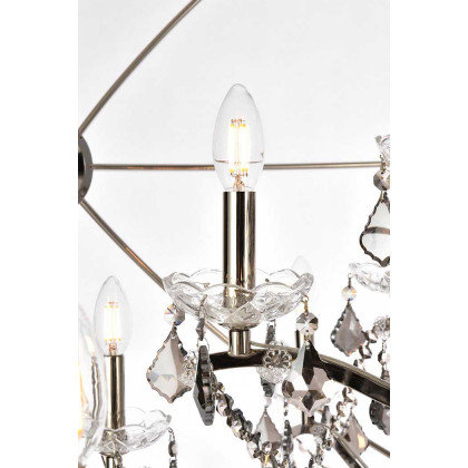 Elegant Urban Classic Pendant Lamp - Polished Nickel/Silver, L 60" (1130G60PN-SS-RC)