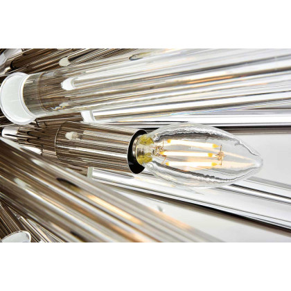 Elegant Chandelier - Polished Nickel, L 36" (1141G36PN)