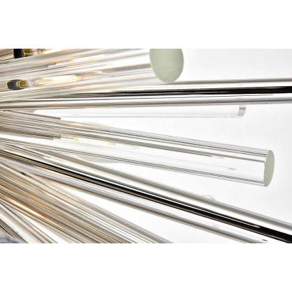 Elegant Chandelier - Polished Nickel, L 36" (1141G36PN)