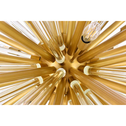 Elegant Chandelier - Burnished Brass, L 48" (1141G48BB)