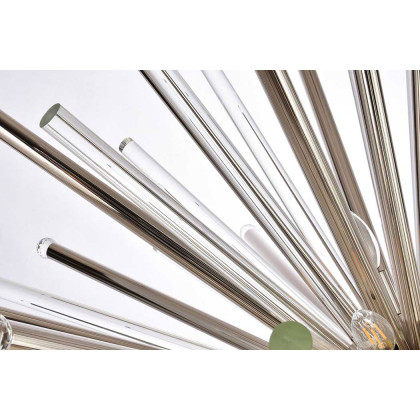 Elegant Chandelier - Polished Nickel, L 48" (1141G48PN)