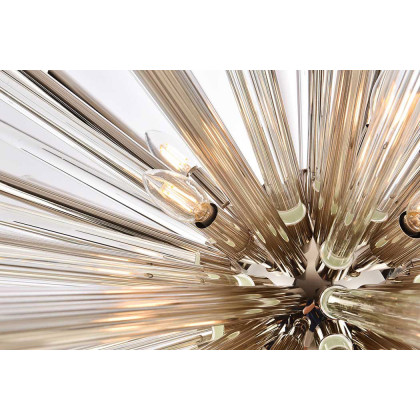 Elegant Chandelier - Polished Nickel, L 48" (1141G48PN)