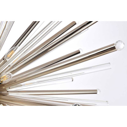 Elegant Chandelier - Polished Nickel, L 48" (1141G48PN)