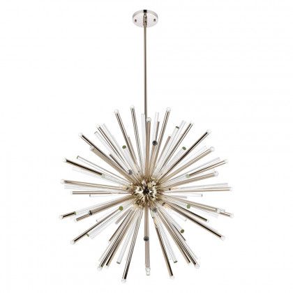 Elegant Chandelier - Polished Nickel, L 48" (1141G48PN)