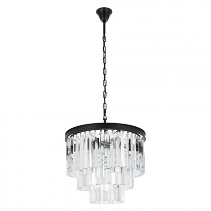 Elegant Urban Classic Sydney Collection Pendant Lamp - Matte Black, L 20" (1201D20MB-RC)