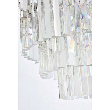 Elegant Urban Classic Sydney Collection Pendant Lamp - Polished Nickel, L 20" (1201D20PN-RC)