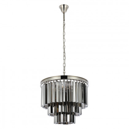 Elegant Urban Classic Sydney Collection Pendant Lamp - Polished Nickel/Silver, L 20" (1201D20PN-SS-RC)