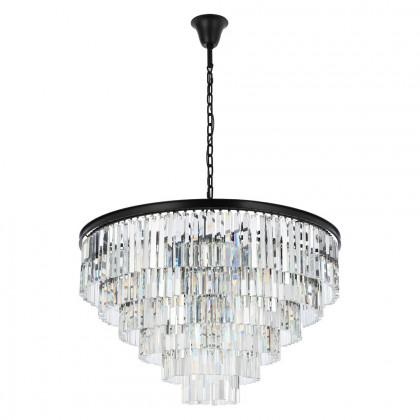Elegant Urban Classic Sydney Collection Pendant Lamp - Matte Black, L 44" (1201D44MB-RC)