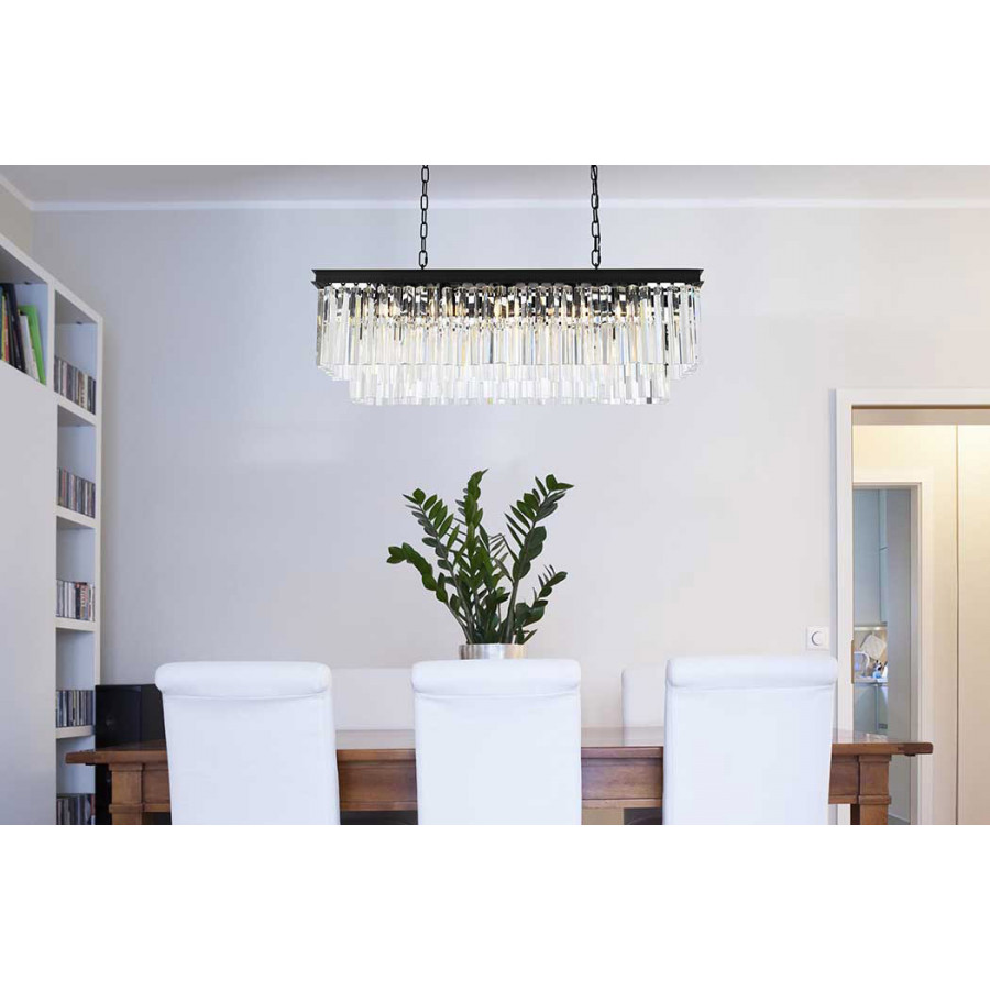 Elegant Sydney Pendant - Matte Black, L 40" (1202D40MB-RC)