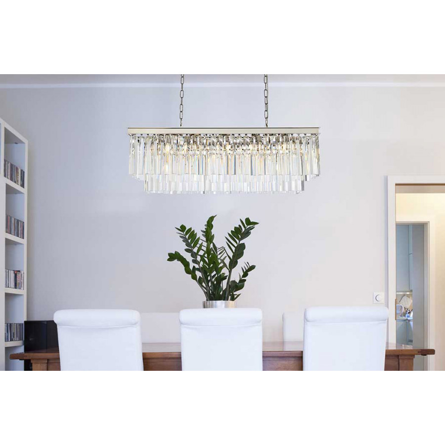 Elegant Sydney Pendant - Polished Nickel, L 40" (1202D40PN-RC)