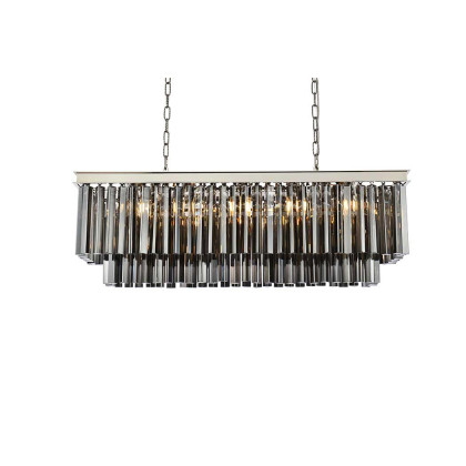 Elegant Sydney Pendant - Polished Nickel/Silver, L 40" (1202D40PN-SS-RC)